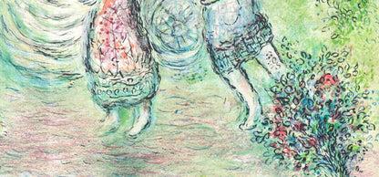 Marc Chagall, Odysseus Vor Nausikaa, Homer, Die Odyssee, Lithograph