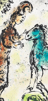 Marc Chagall, Athene Und Das Pferd, Homer, Die Odyssee, Lithograph