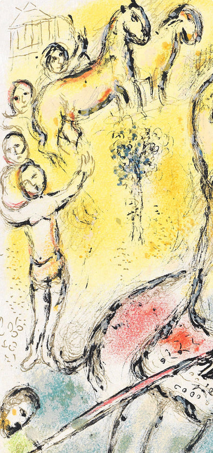 Marc Chagall, ...Ich Bin Odysseus, Homer, Die Odyssee, Lithograph