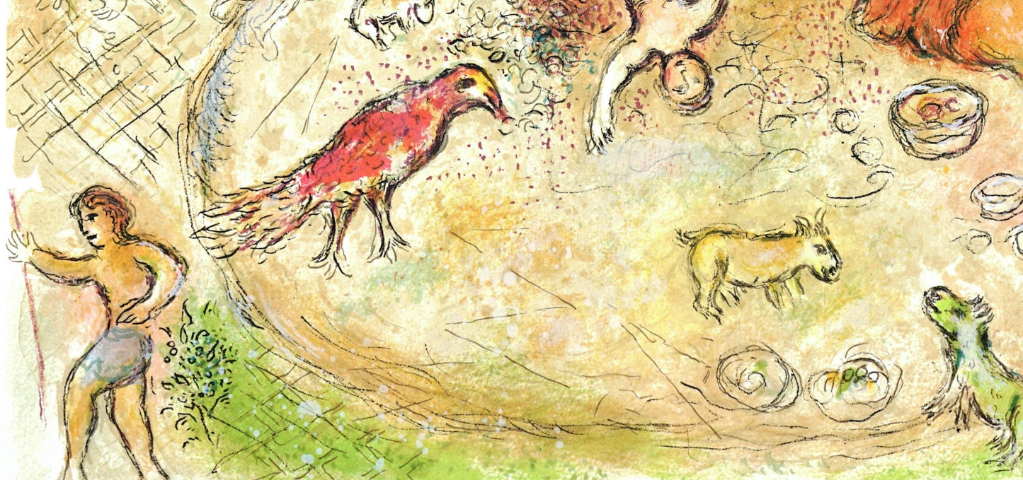 Marc Chagall, Polyphemos, Homer, Die Odyssee, Lithograph