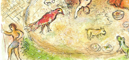 Marc Chagall, Polyphemos, Homer, Die Odyssee, Lithograph