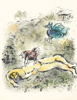 Marc Chagall, Tityos, Homer, Die Odyssee, Lithograph
