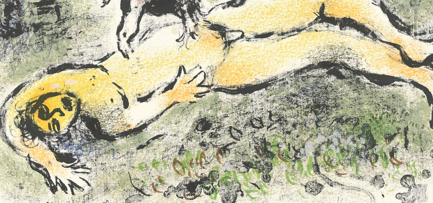 Marc Chagall, Tityos, Homer, Die Odyssee, Lithograph