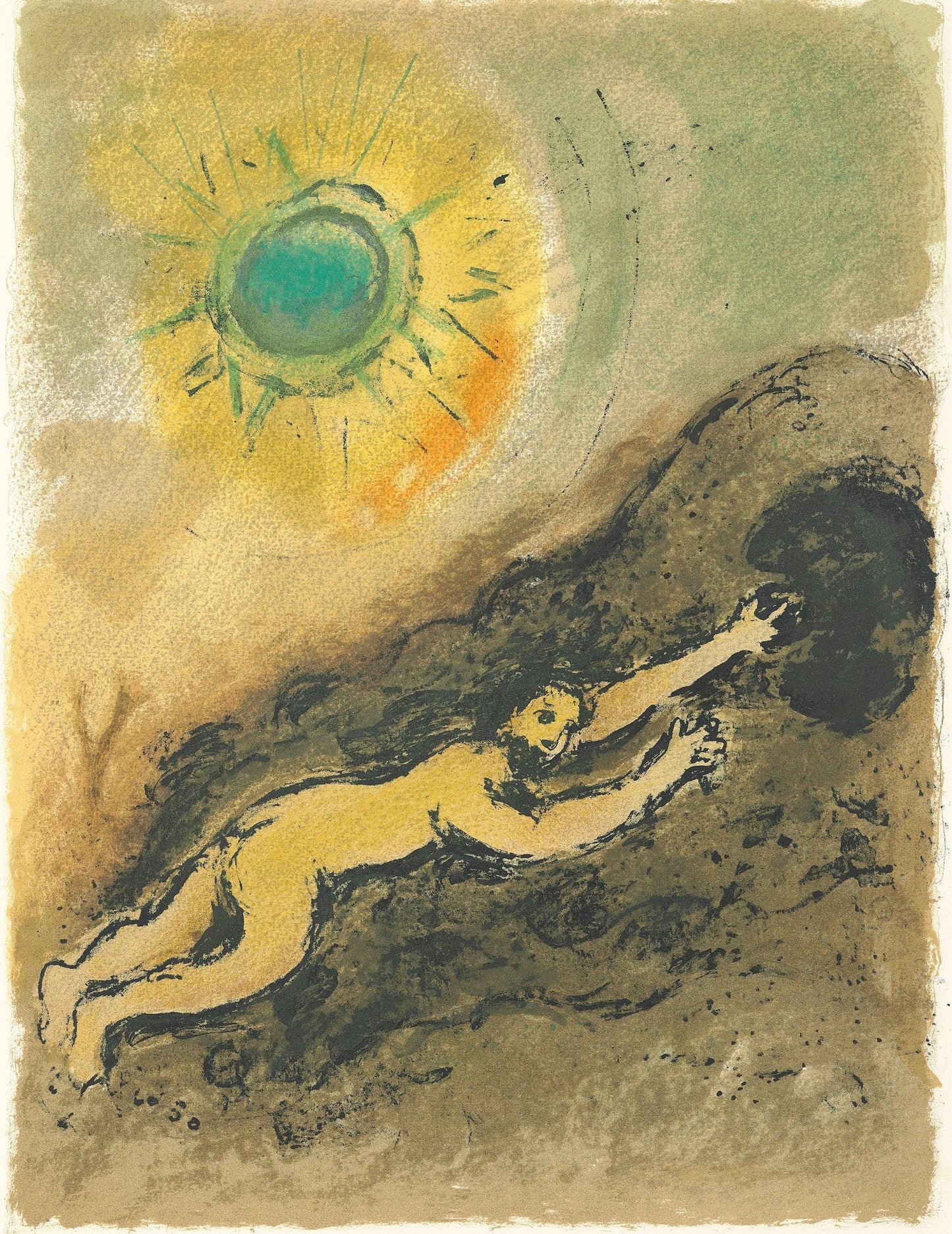 Marc Chagall, Sisyphos, Homer, Die Odyssee, Lithograph