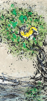 Marc Chagall, Die Fluten Verschlingen Odysseus, Homer, Die Odyssee, Lithograph