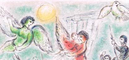 Marc Chagall, Die Sirenen, Homer, Die Odyssee, Lithograph