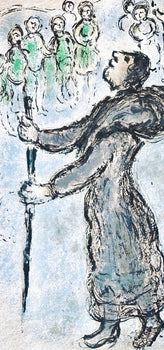 Marc Chagall, Odysseus Als Bettler Verkleidet, Homer, Die Odyssee, Lithograph