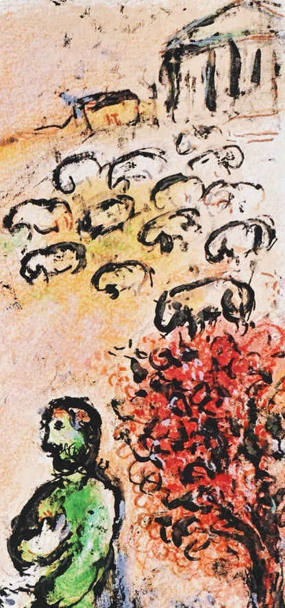 Marc Chagall, Ulysses Und Eumaios, Homer, Die Odyssee, Lithograph