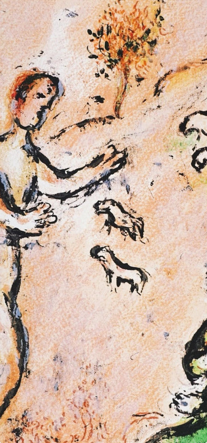 Marc Chagall, Ulysses Und Eumaios, Homer, Die Odyssee, Lithograph