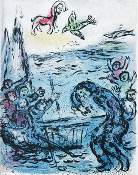 Marc Chagall, Odysseus Und Seine Gefhrten, Homer, Die Odyssee, Lithograph