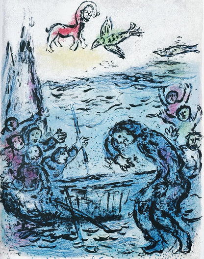 Marc Chagall, Odysseus Und Seine Gefhrten, Homer, Die Odyssee, Lithograph