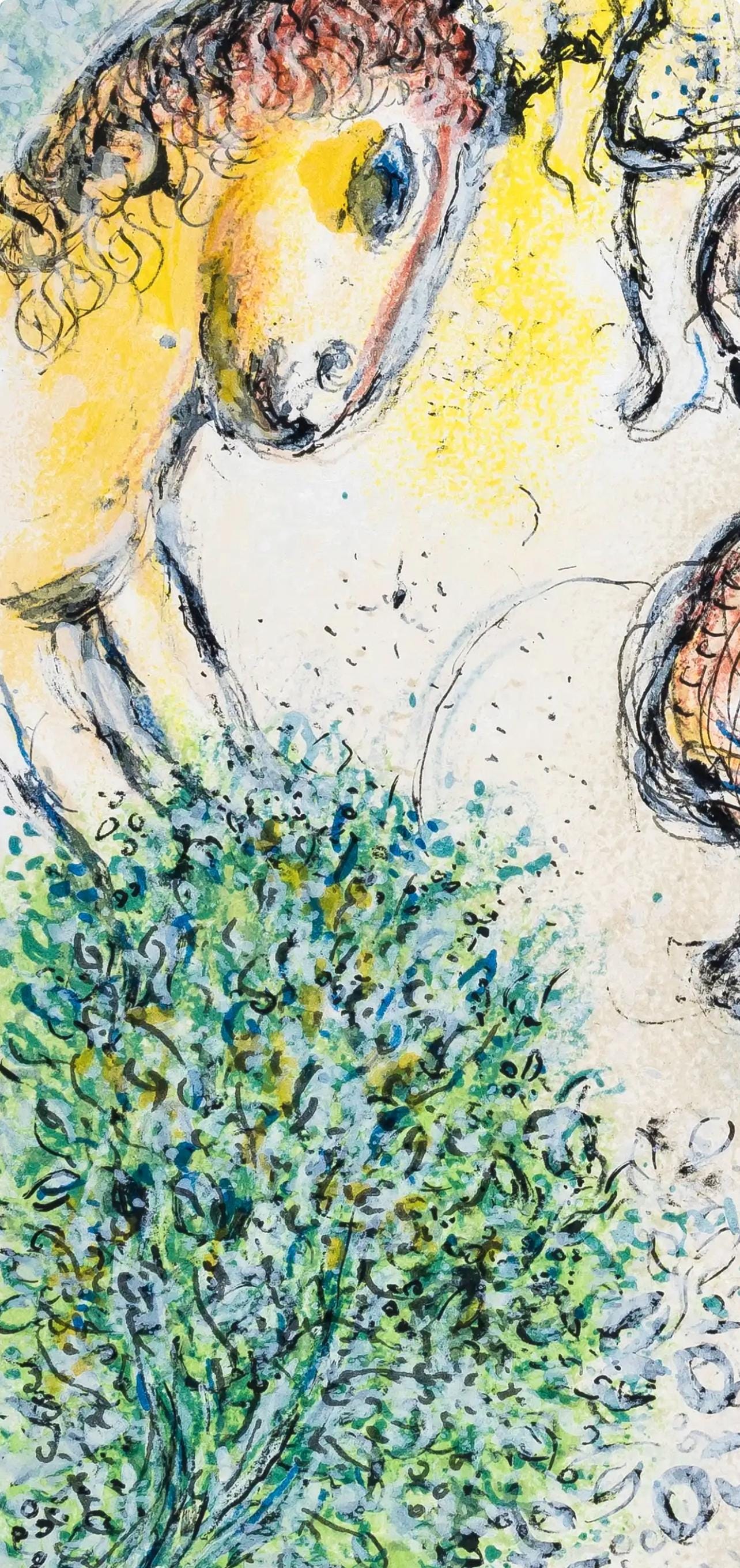 Marc Chagall, Die Zubereitung Des Festmahls Fr Die Feier, Homer, Die Odyssee, Lithograph