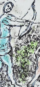 Marc Chagall, Penelope Und Der Bogen Des Odysseus, Homer, Die Odyssee, Lithograph