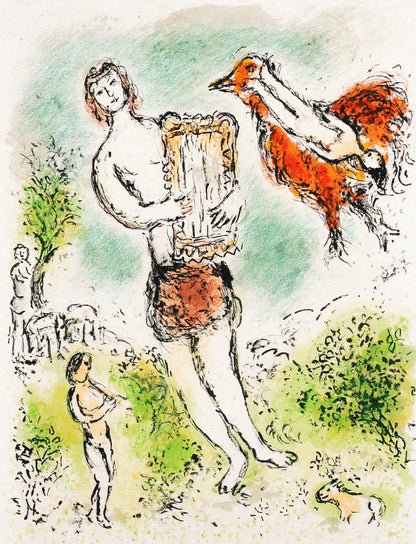 Marc Chagall, Theoclymenus, Homer, Die Odyssee, Lithograph