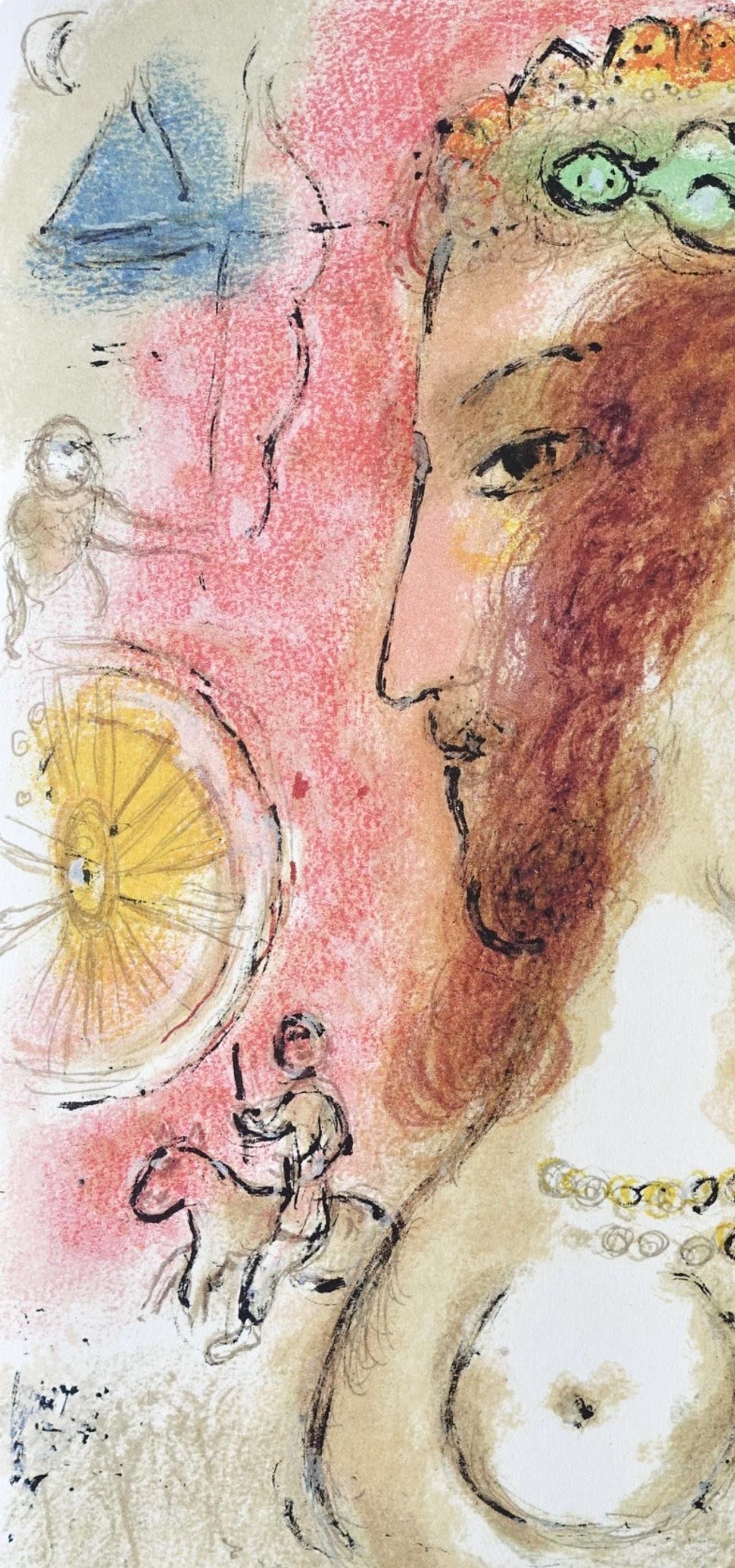 Marc Chagall, Odysseus Und Penelope, Homer, Die Odyssee, Lithograph