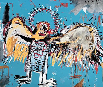 Jean-Michel Basquiat, Fallen Angel, Official Edition Archival Pigment Print