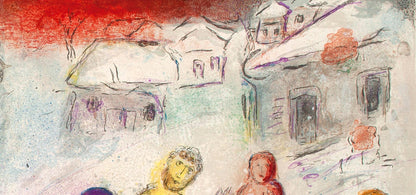 Marc Chagall, Le Repas Chez Dryas, Daphnis Et Chlo, Hliogravure