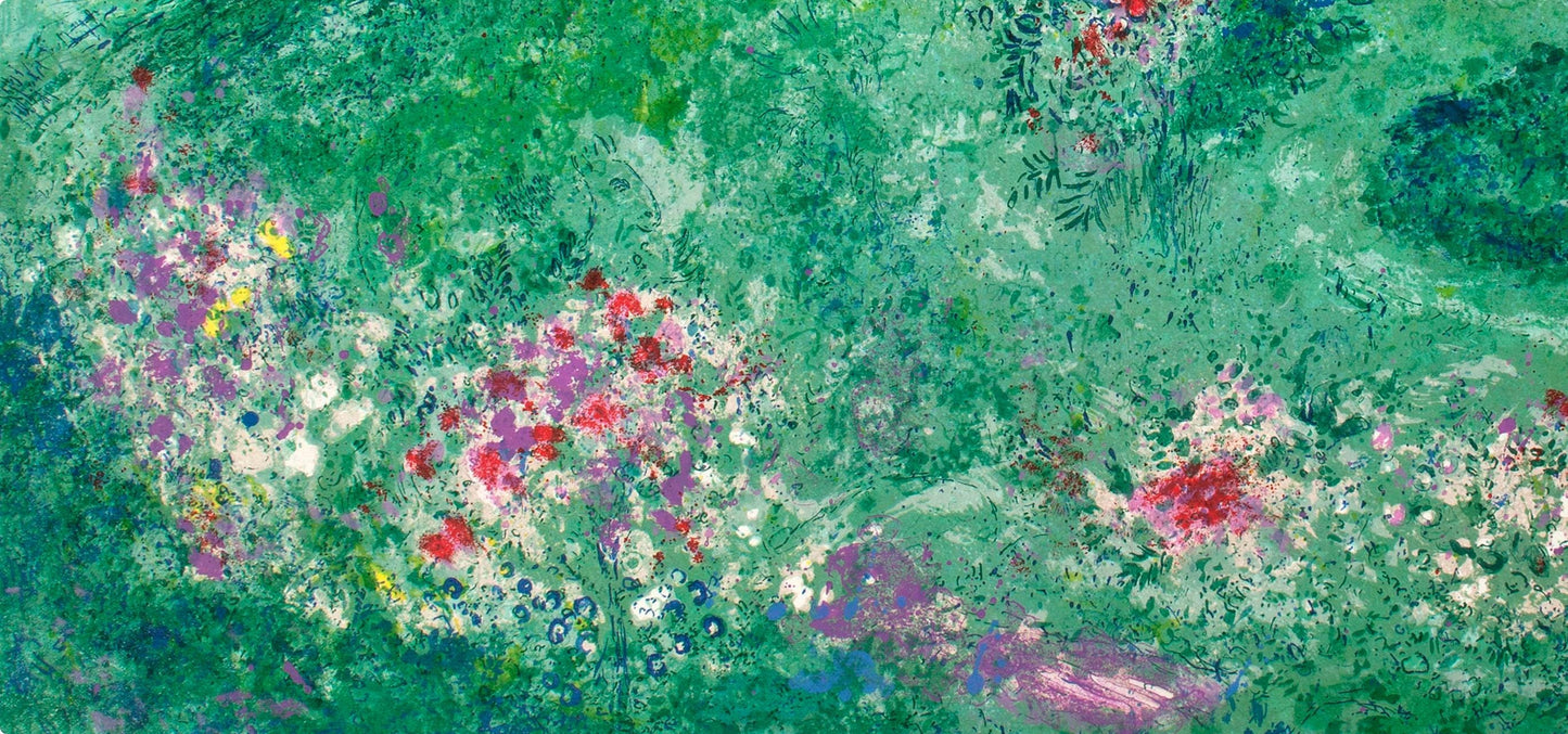 Marc Chagall, Le Verger, Daphnis Et Chlo, Hliogravure