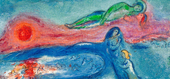 Marc Chagall, La Mort De Dorcon, Daphnis Et Chlo, Hliogravure
