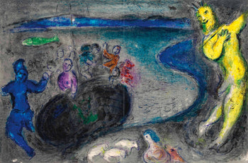 Marc Chagall, Le Songe Du Capitaine Bryaxis, Daphnis Et Chlo, Hliogravure