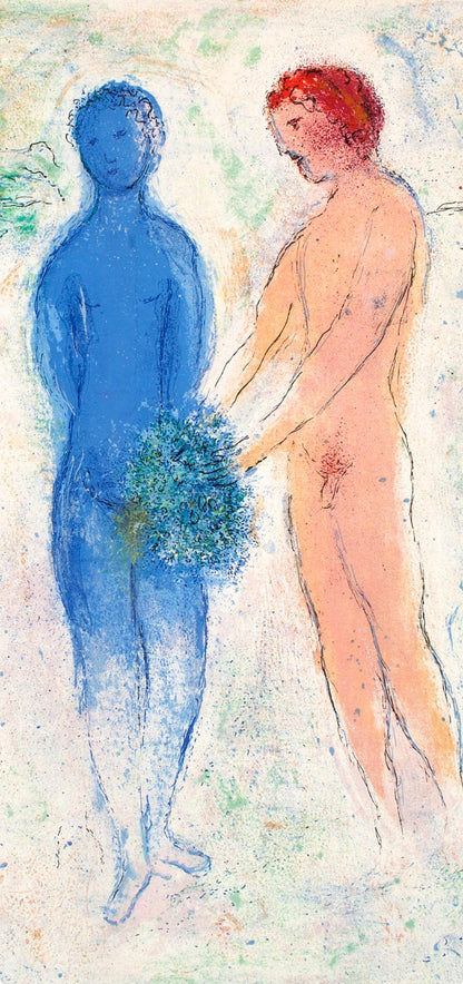 Marc Chagall, Le Jugement De Chlo, Daphnis Et Chlo, Hliogravure
