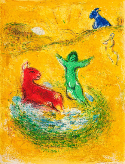 Marc Chagall, Le Pige Loups, Daphnis Et Chlo, Hliogravure