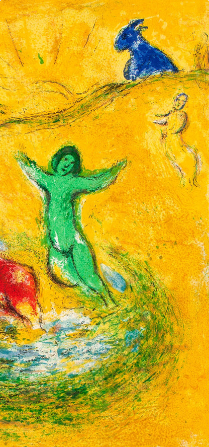 Marc Chagall, Le Pige Loups, Daphnis Et Chlo, Hliogravure