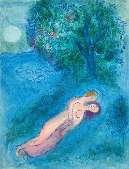 Marc Chagall, La Leon De Philtas, Daphnis Et Chlo, Hliogravure