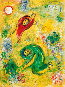Marc Chagall, Les Fleurs Saccages, Daphnis Et Chlo, Hliogravure