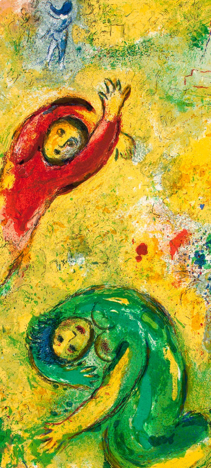 Marc Chagall, Les Fleurs Saccages, Daphnis Et Chlo, Hliogravure