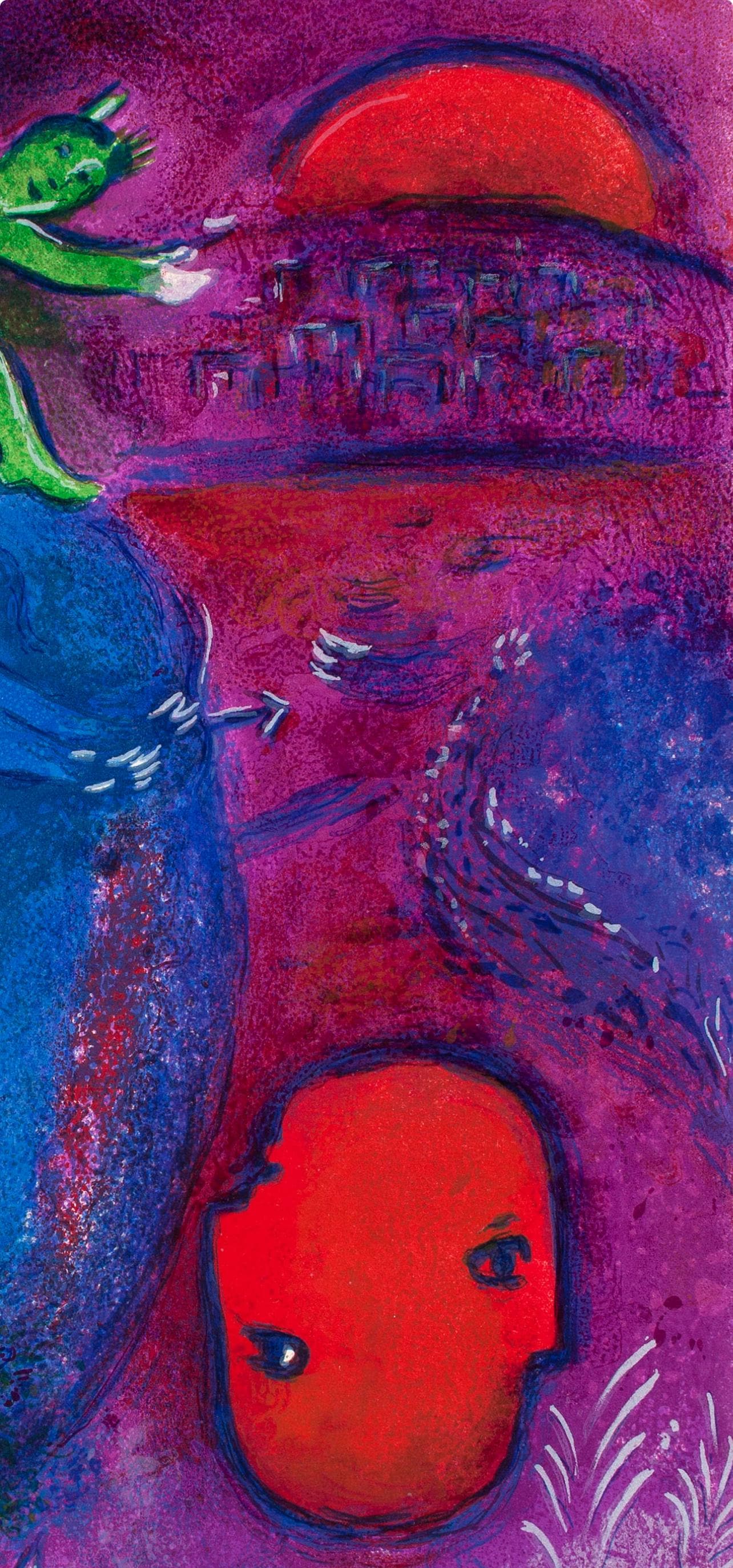 Marc Chagall, Songe De Lamon Et De Dryas, Daphnis Et Chlo, Hliogravure