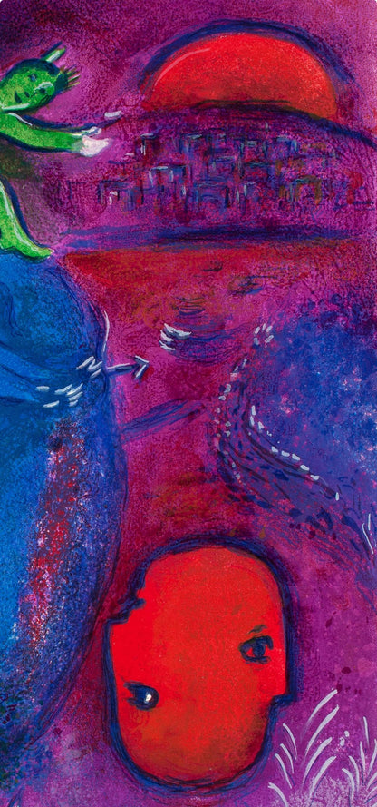 Marc Chagall, Songe De Lamon Et De Dryas, Daphnis Et Chlo, Hliogravure