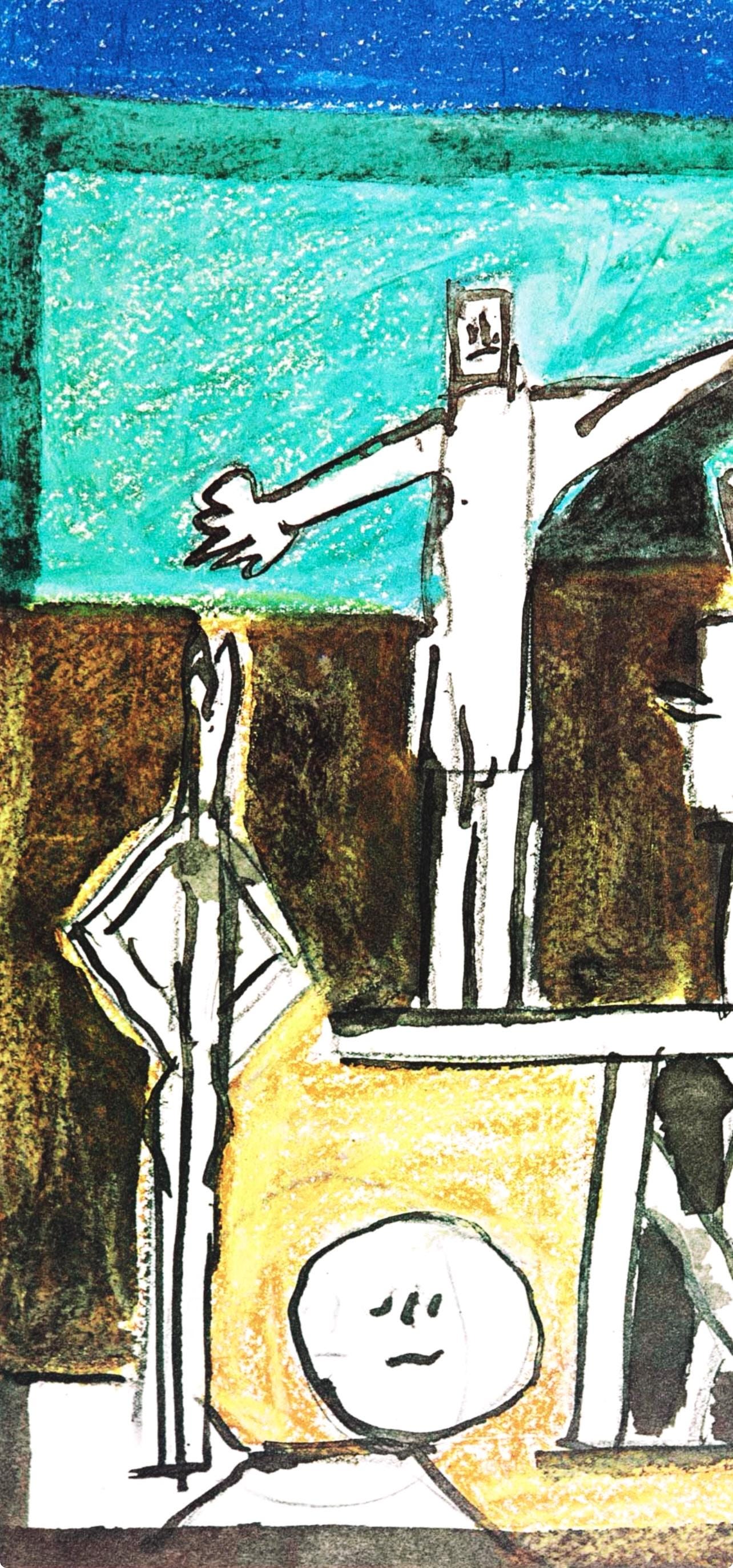 Pablo Picasso, Composition (Cramer 155), La Chute D'Icare, Hliogravure