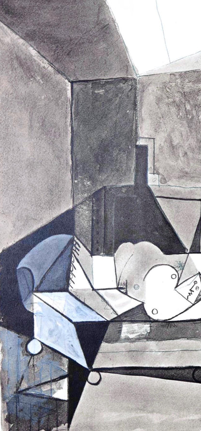 Pablo Picasso, 6.12.57. (Cramer 155), La Chute D'Icare, Hliogravure