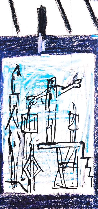 Pablo Picasso, 8.1.58. (Cramer 155), La Chute D'Icare, Hliogravure