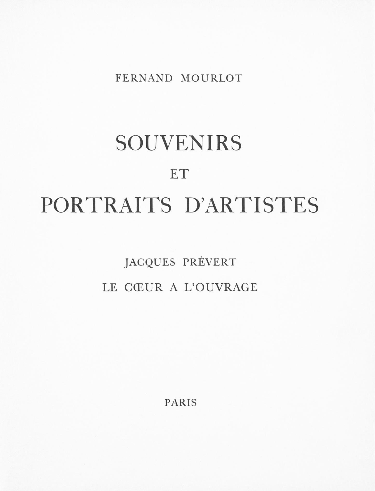 Pablo Picasso, Le Seigneur Et La Dame (M. 322), Souvenirs Et Portraits D'Artistes, Lithograph