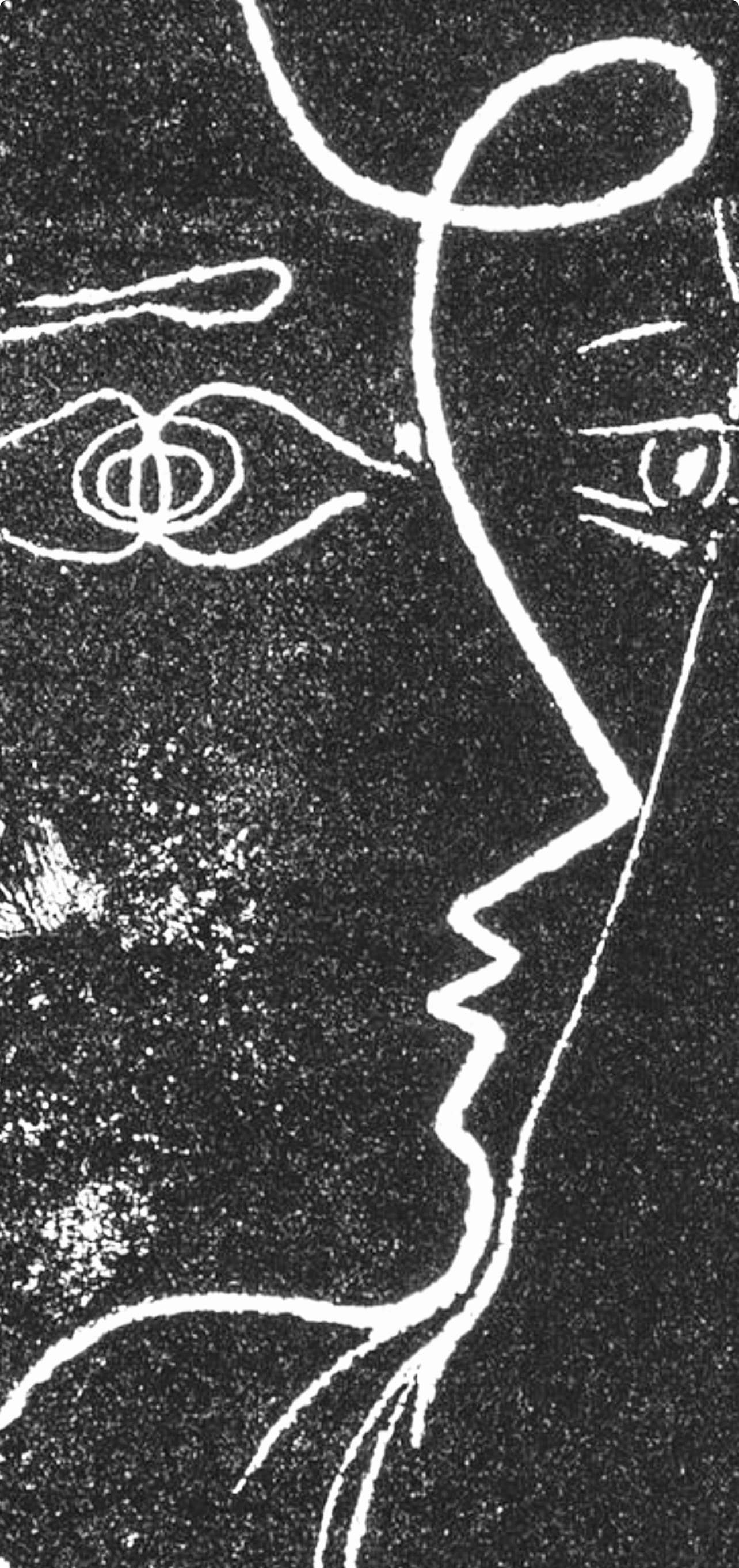 Georges Braque, Profil De Femme, Souvenirs Et Portraits D'Artistes, Lithograph