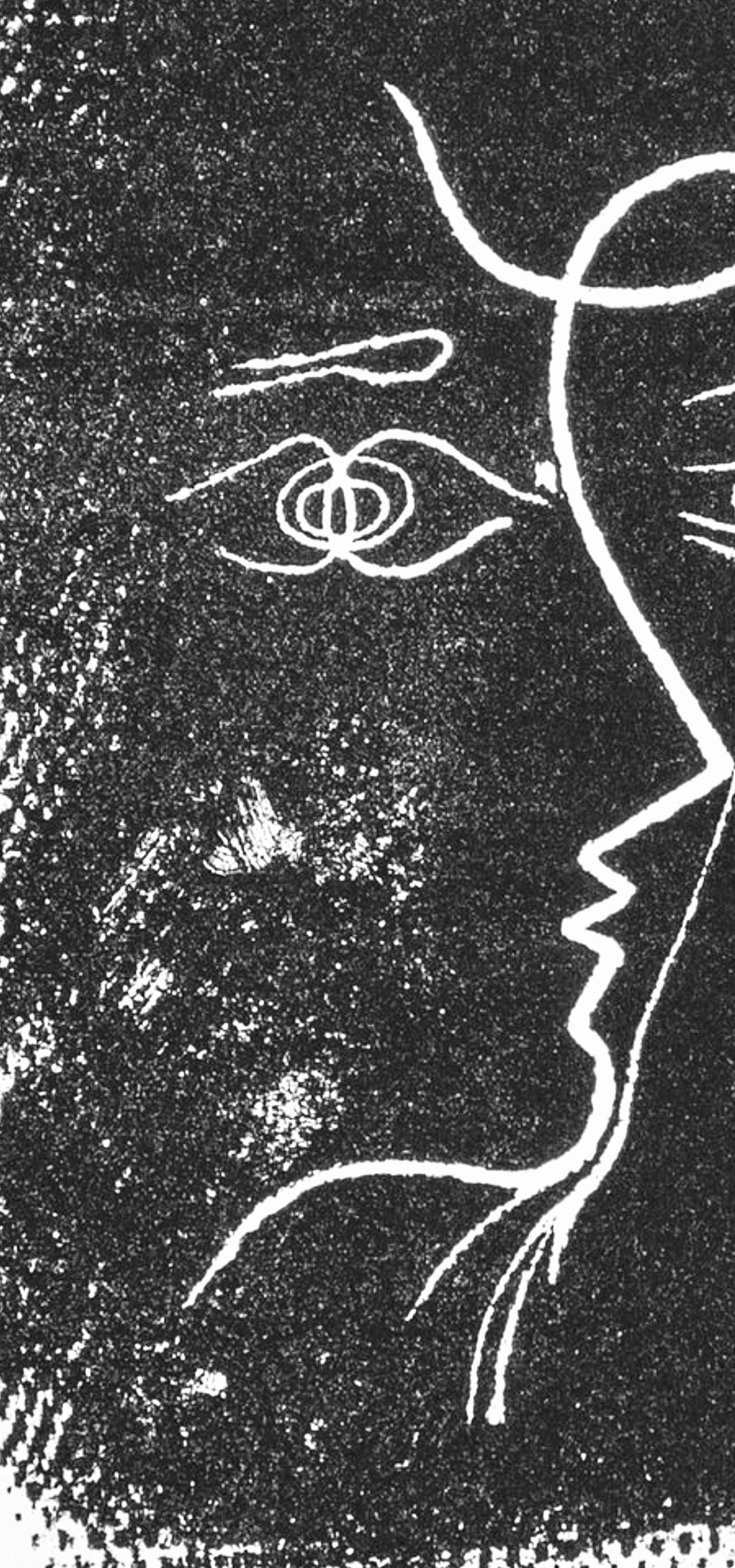 Georges Braque, Profil De Femme, Souvenirs Et Portraits D'Artistes, Lithograph