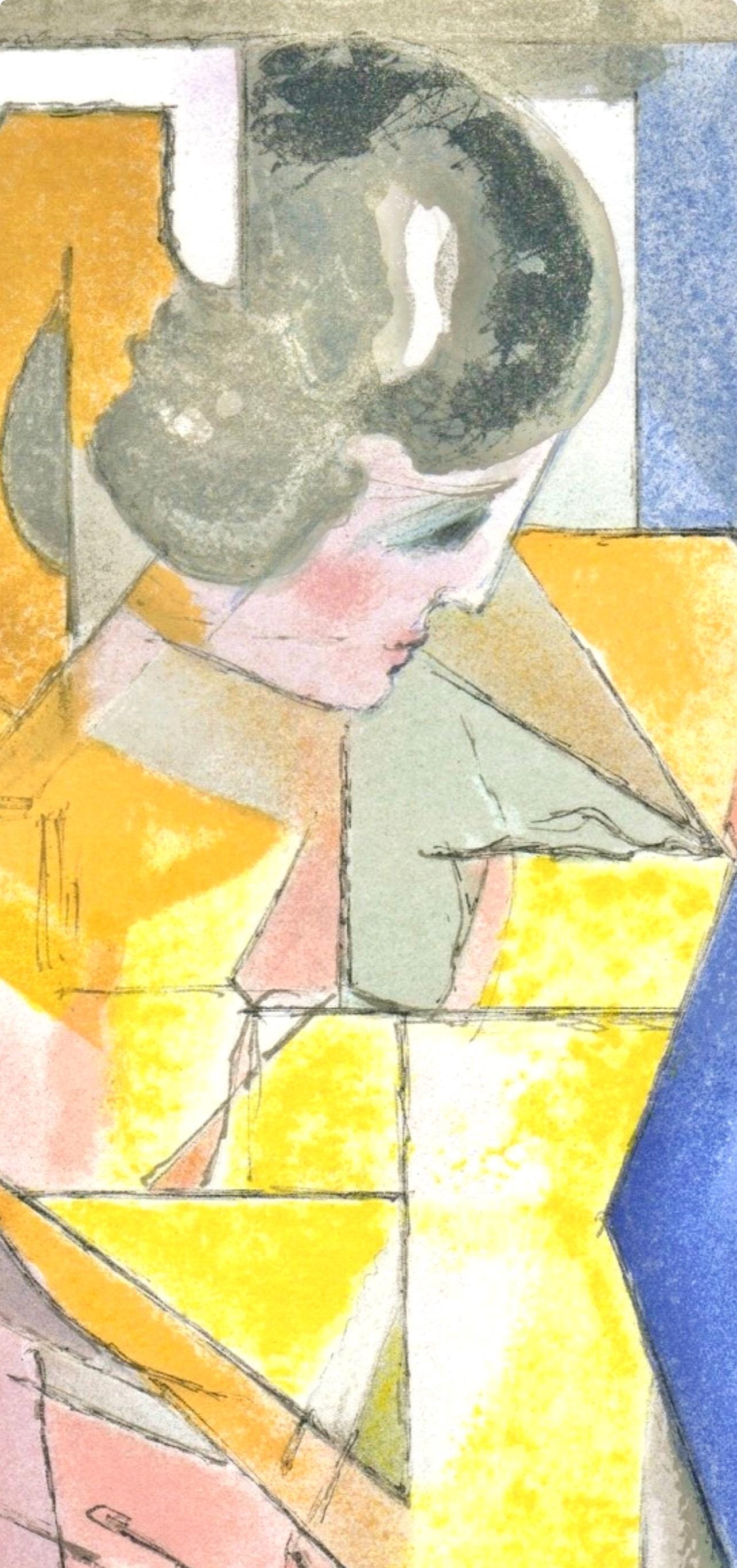 Jacques Villon, Portrait D'Une Jeune Fille, Souvenirs Et Portraits D'Artistes, Lithograph