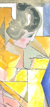 Jacques Villon, Portrait D'Une Jeune Fille, Souvenirs Et Portraits D'Artistes, Lithograph