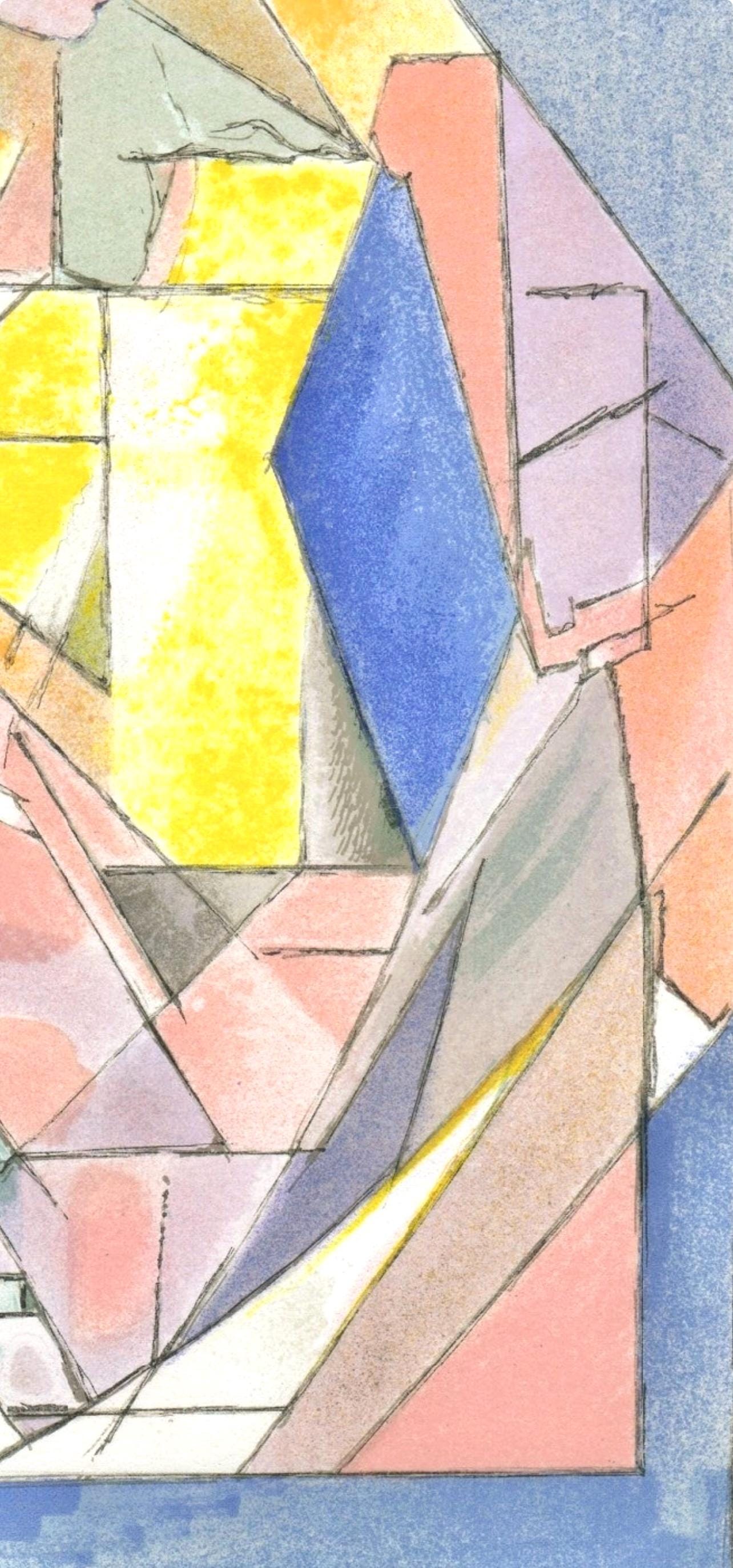 Jacques Villon, Portrait D'Une Jeune Fille, Souvenirs Et Portraits D'Artistes, Lithograph