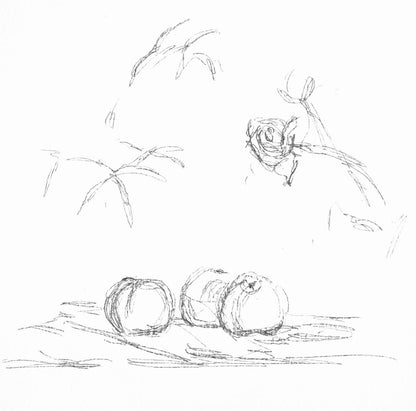 Alberto Giacometti, Fleurs, Souvenirs Et Portraits D'Artistes, Lithograph