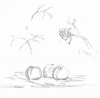 Alberto Giacometti, Fleurs, Souvenirs Et Portraits D'Artistes, Lithograph