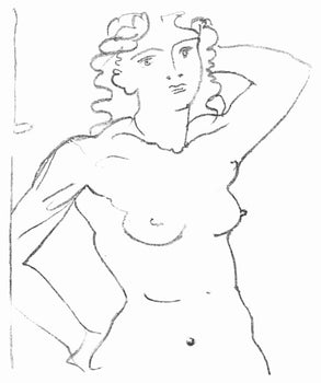 Andr Derain, Buste De Femme, Souvenirs Et Portraits D'Artistes, Lithograph