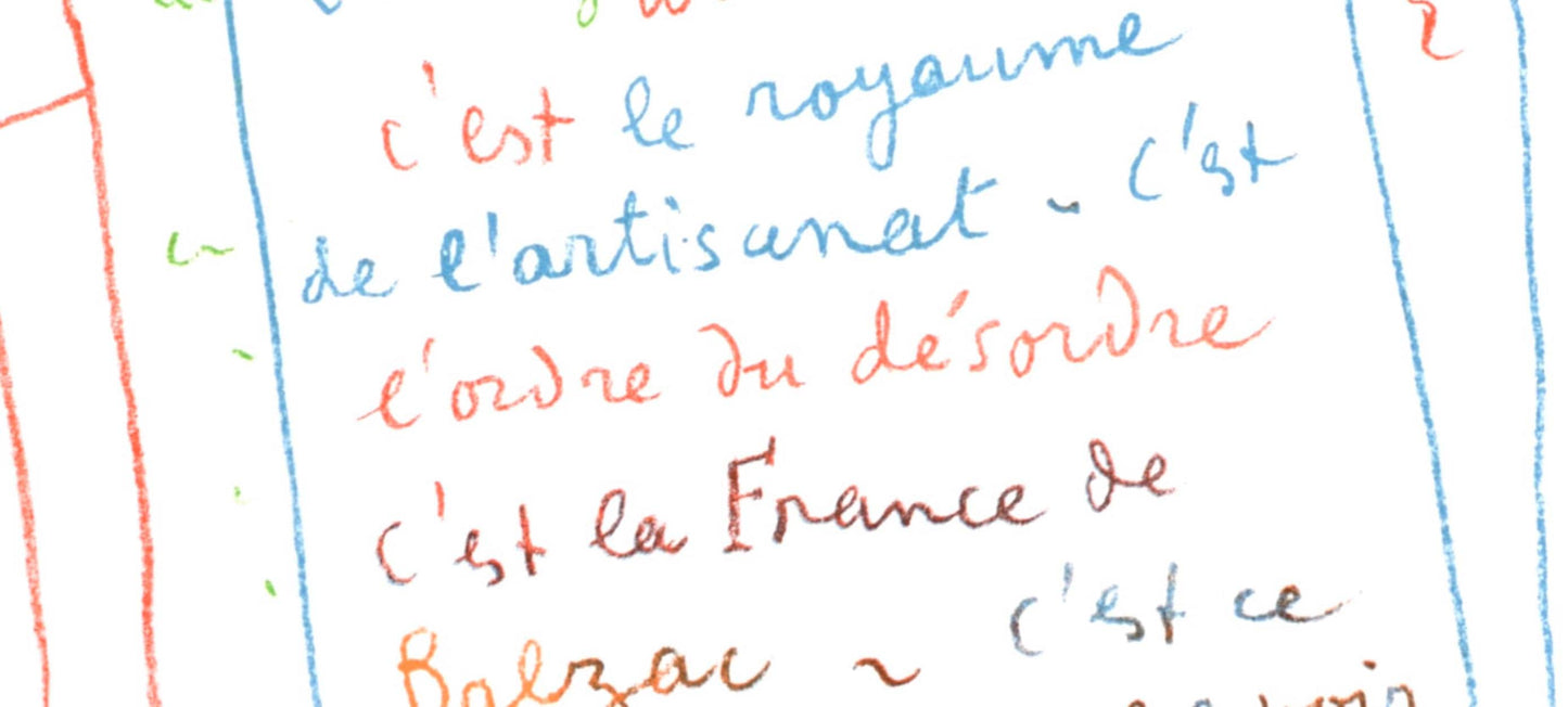 Jean Cocteau, Manuscrit, Souvenirs Et Portraits D'Artistes, Lithograph