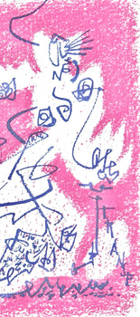 Andr Masson, Le Dpart, Souvenirs Et Portraits D'Artistes, Lithograph