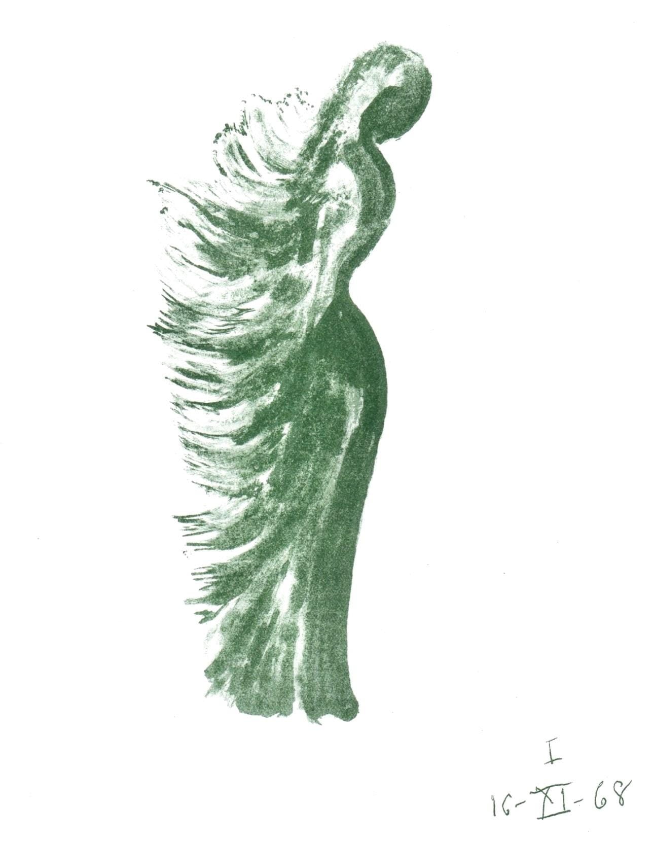 Apelles Fenosa, Tramontane, Souvenirs Et Portraits D'Artistes, Lithograph