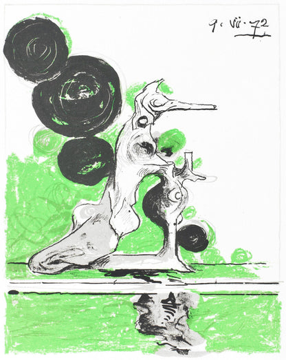 Graham Sutherland, Hybrid, Souvenirs Et Portraits D'Artistes, Lithograph