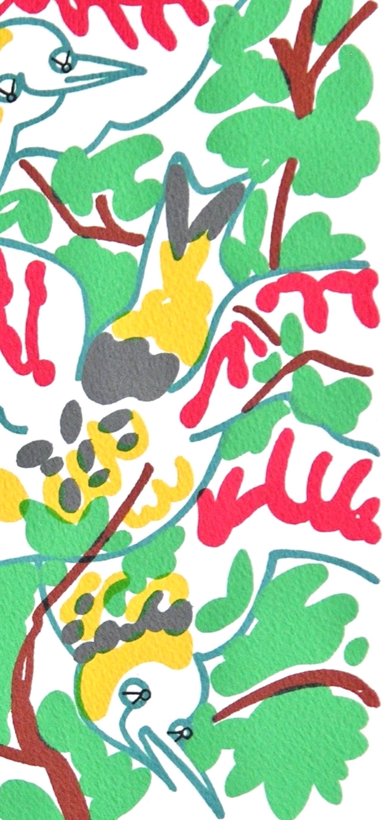 Charles Lapicque, Le Chant Des Oiseaux, Souvenirs Et Portraits D'Artistes, Lithograph