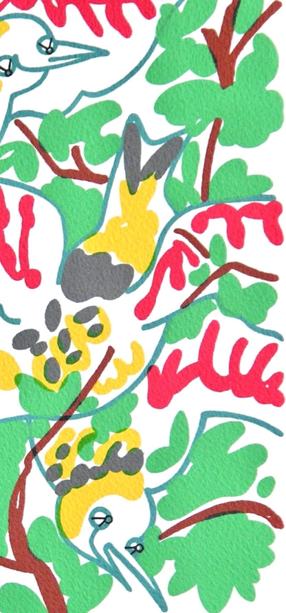 Charles Lapicque, Le Chant Des Oiseaux, Souvenirs Et Portraits D'Artistes, Lithograph